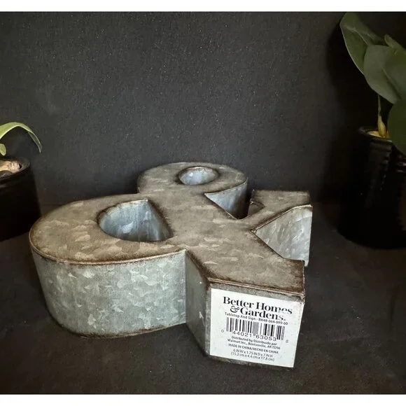 Galvanized Metal Ampersand Tabletop Decor By Better Homes & Gardens - Rustic Far - Picture 4 of 6
